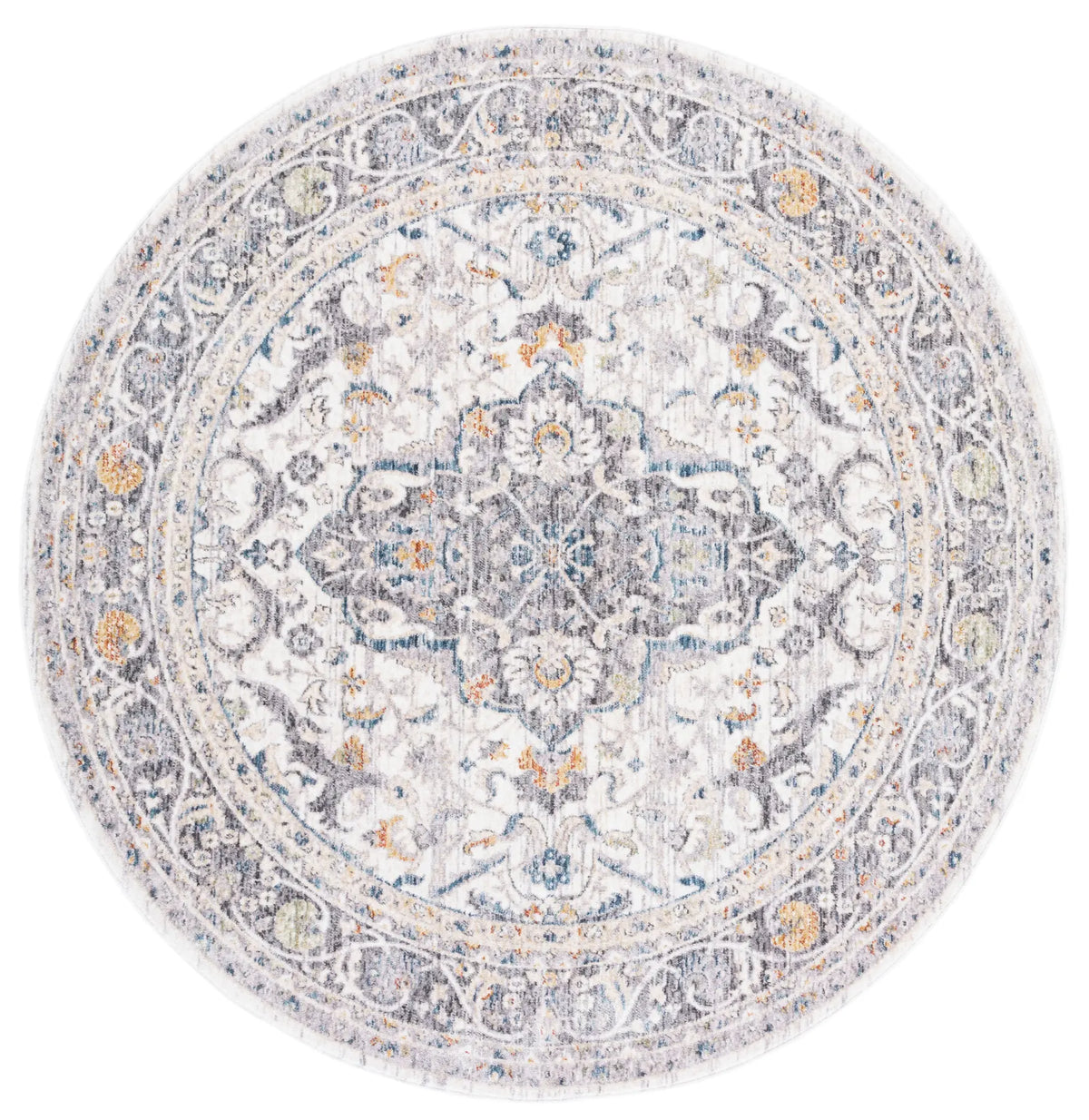Safavieh Olympia 6'-0" x 6'-0" Rug in Grey / Ivory