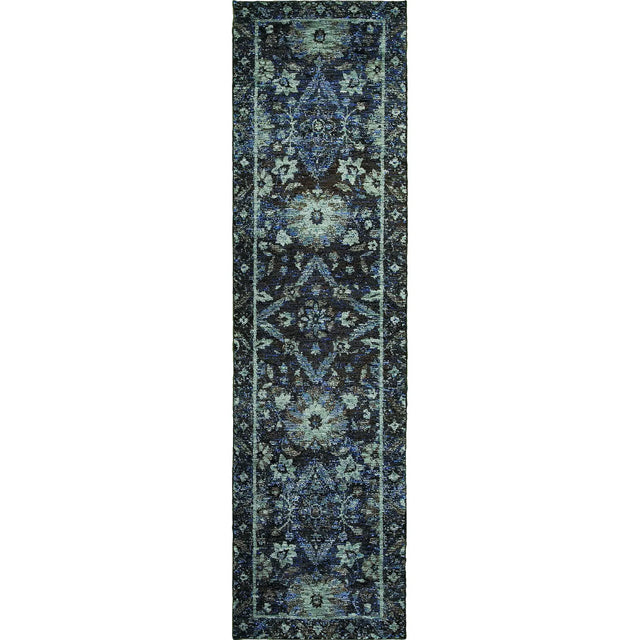 Oriental Weavers Sphinx Andorra 7124A Navy/Blue Rugs - runner