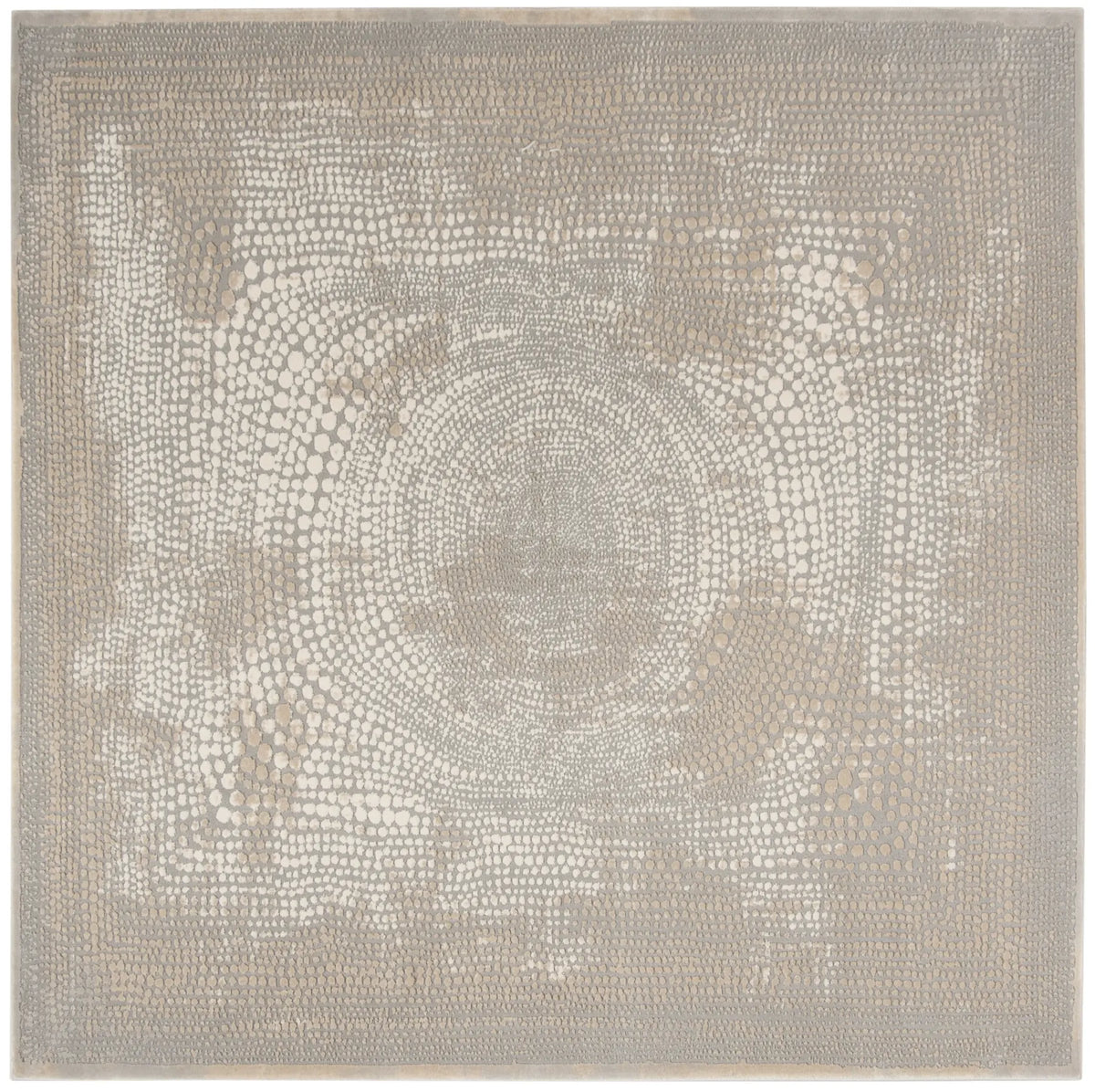 Safavieh Meadow 6'-7" x 6'-7" Rug in Ivory / Grey