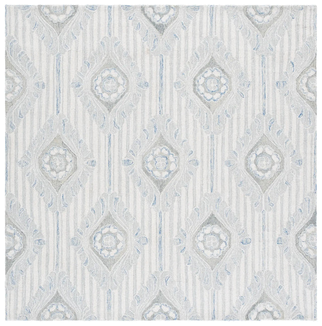 Safavieh Pine 6'-0" x 6'-0" Rug in Light Grey / Blue