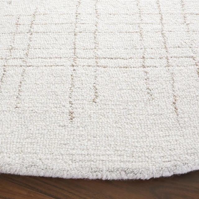 Safavieh Ebony 6'-0" x 6'-0" Rug in Ivory / Grey