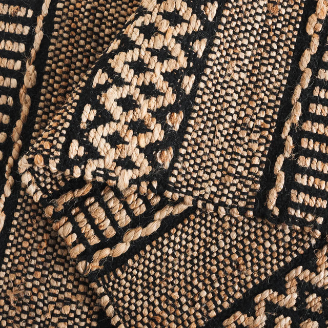 Safavieh Natural Fiber 5'-0" x 8'-0" Rug in Natural / Black
