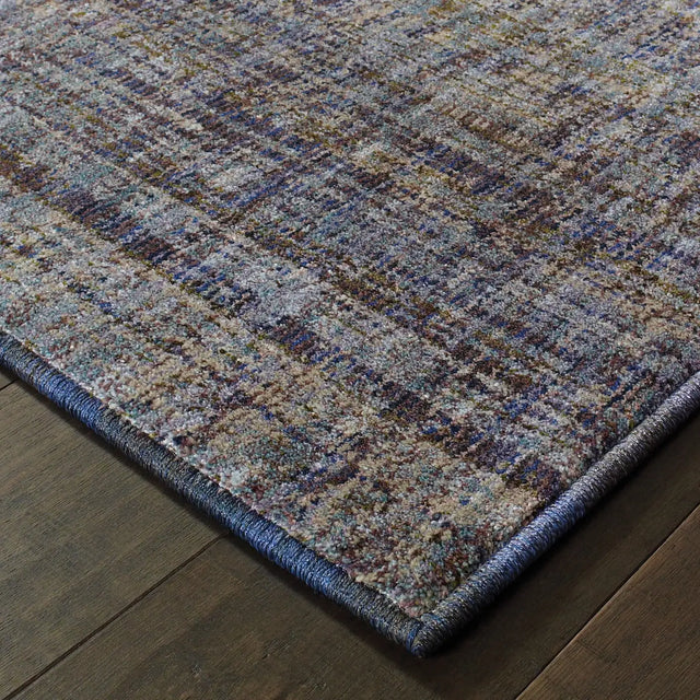 Oriental Weavers Sphinx Atlas 8033F Purple/Grey Rugs - corner detail