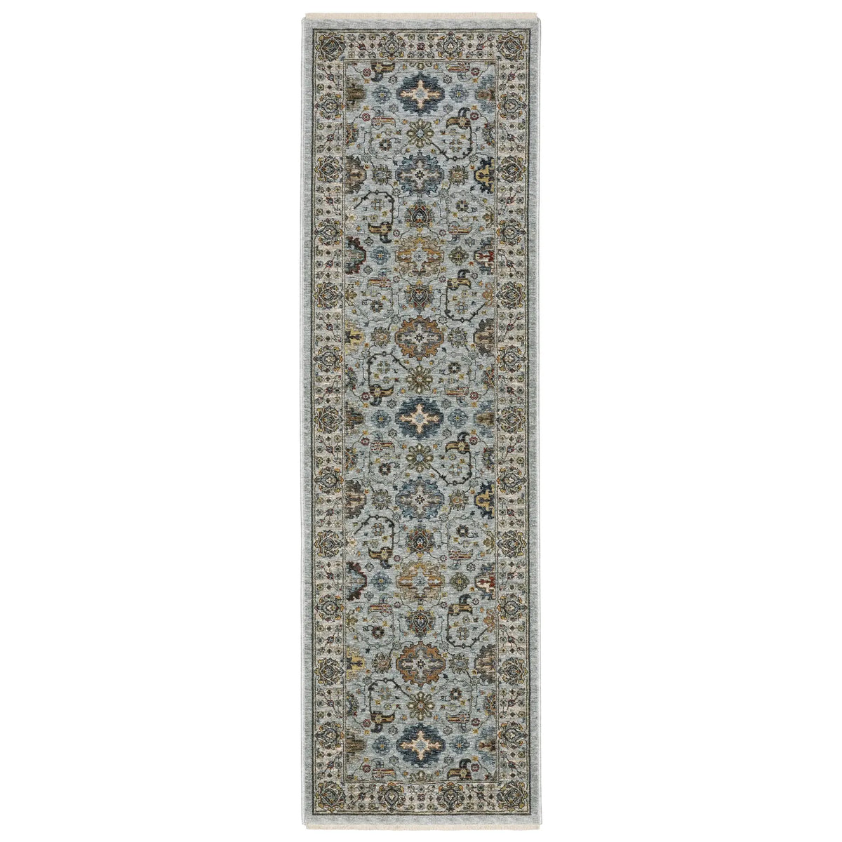 Oriental Weavers Sphinx Aberdeen 561W1 Blue/ Ivory Rugs - runner