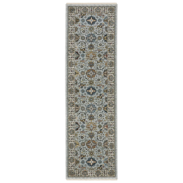 Oriental Weavers Sphinx Aberdeen 561W1 Blue/ Ivory Rugs - runner
