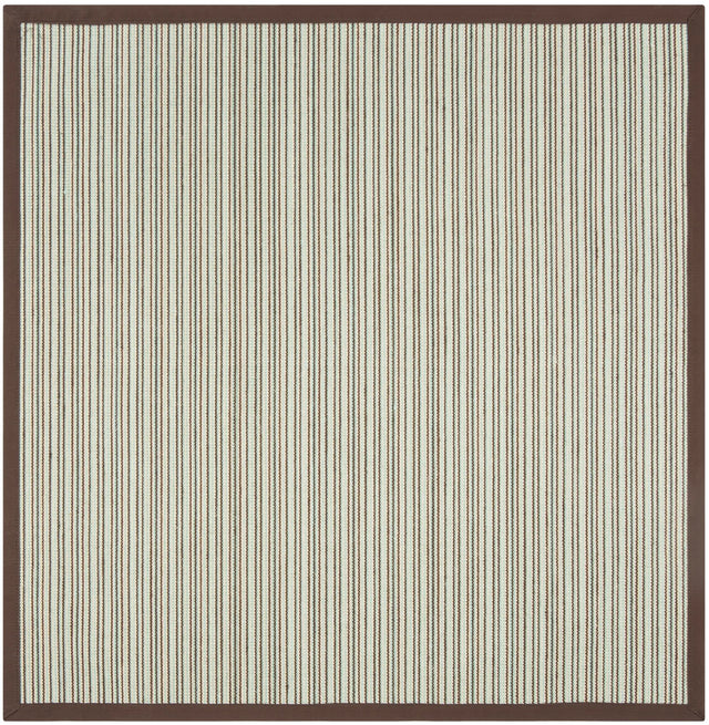 Safavieh Natural Fiber 6'-0" x 6'-0" Rug in Teal / Brown