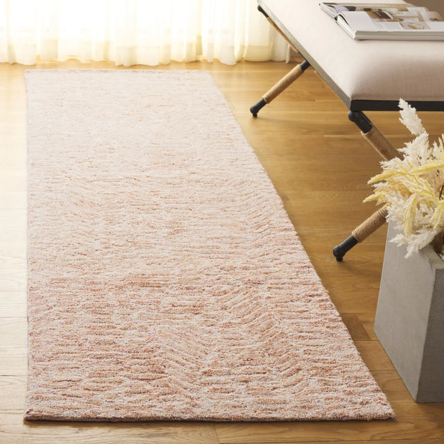 Safavieh Pine 2'-3" x 8'-0" Rug in Rust / Ivory