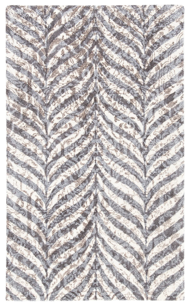 Safavieh Restoration Vintage 3'-0" x 5'-0" Rug in Grey / Ivory