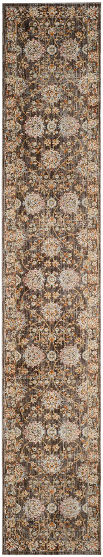 Safavieh Vintage Persian 2'-2" x 12'-0" Rug in Brown / Multi