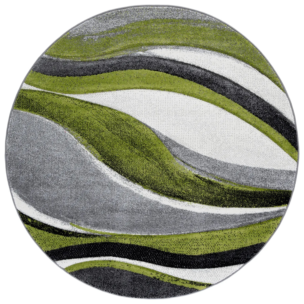 Safavieh Hollywood 5'-3" x 5'-3" Rug in Grey / Green