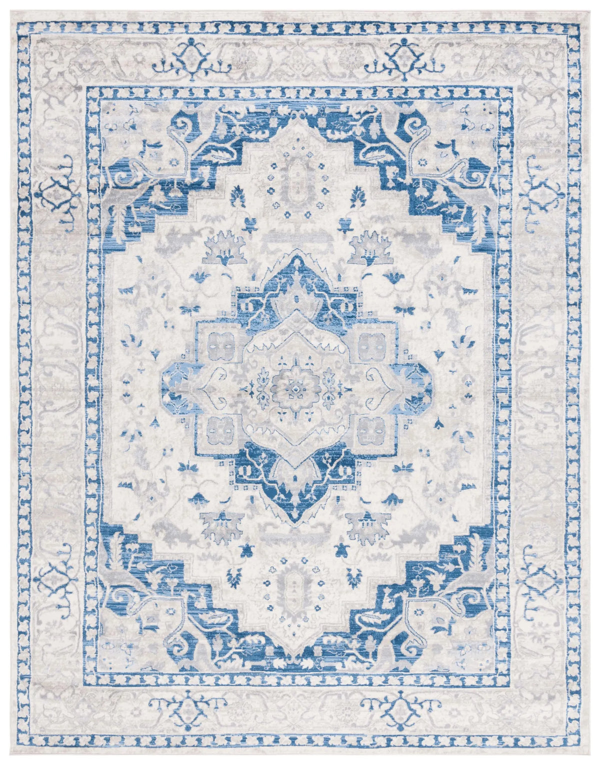 Safavieh Brentwood 10'-0" x 13'-0" Rug in Ivory / Blue