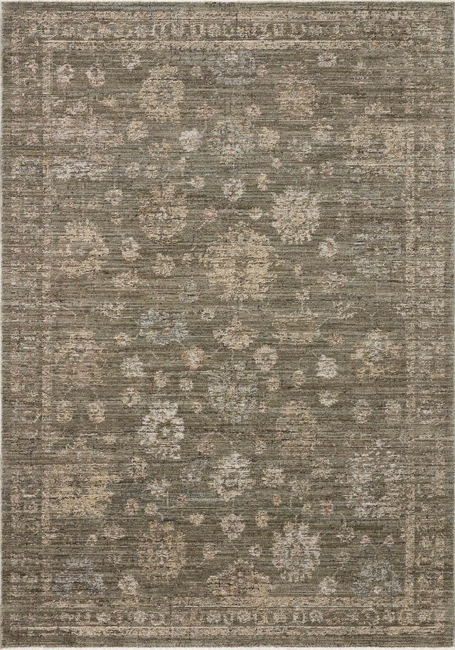 Loloi Priscilla PRL-02 Olive / Sand Rug - main flat