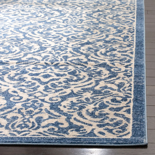 Safavieh Brentwood 4'-0" x 6'-0" Rug in Navy / Creme