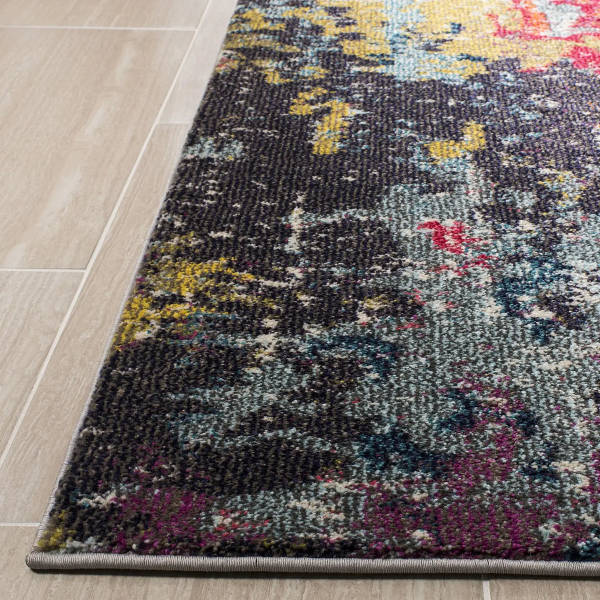 Safavieh Monaco 5'-1" x 7'-7" Rug in Blue / Orange