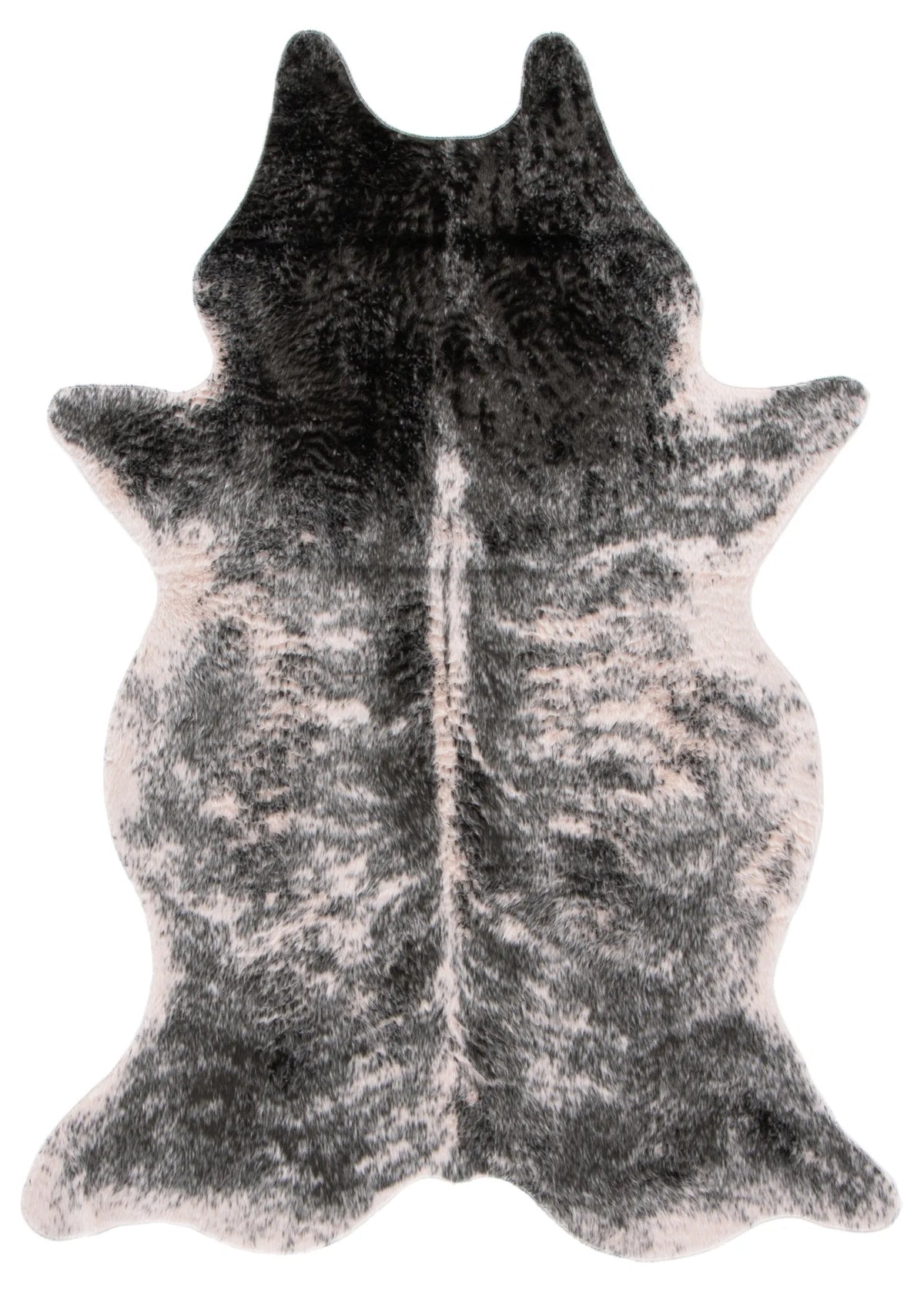 Safavieh Faux Cowhide 3'-0" x 5'-0" Rug in Beige / Black