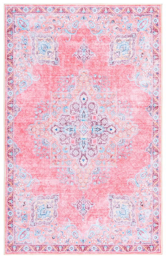 Safavieh Arizona 4'-0" x 6'-0" Rug in Pink / Beige