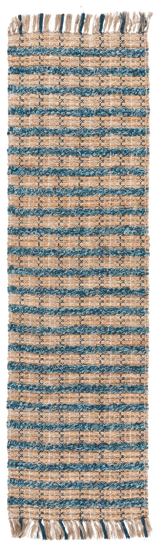 Safavieh Cape Cod 2'-3" x 8'-0" Rug in Turquoise / Natural