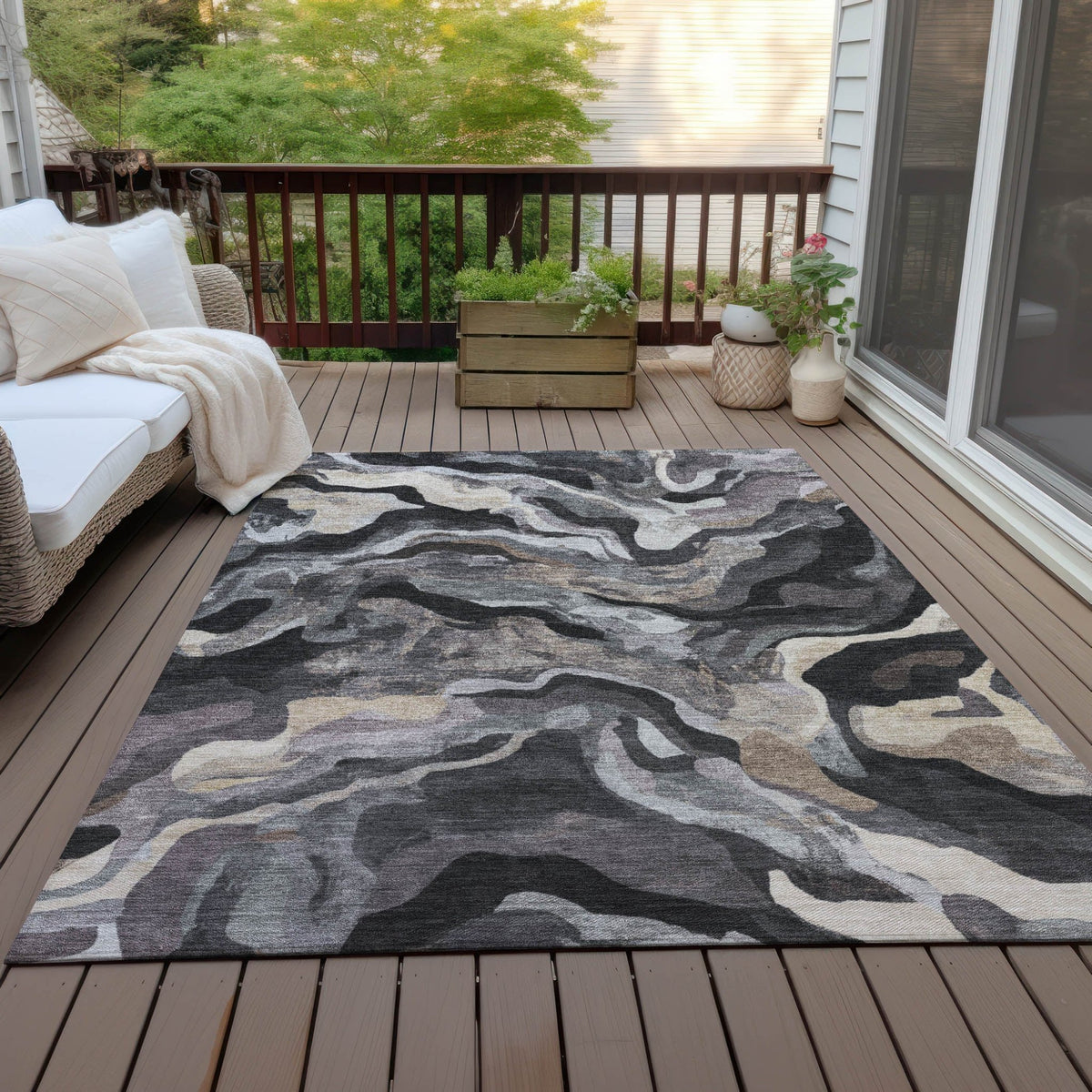 Addison Chantille ACN2162 Modern Machine Made Transitional Granite Rug