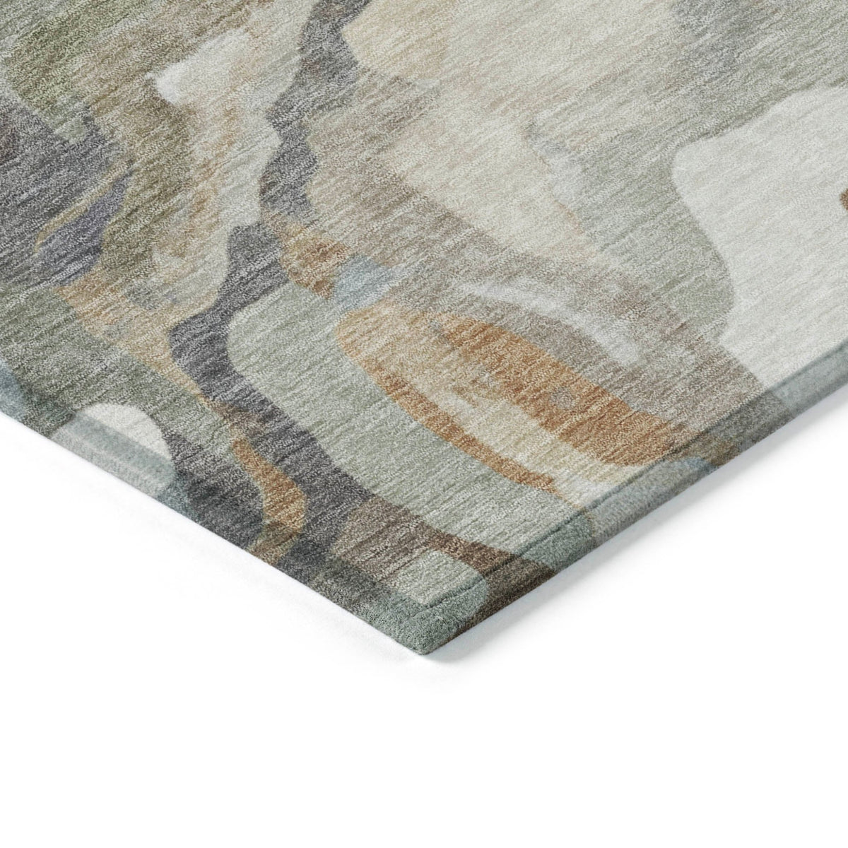 Addison Chantille ACN2162 Modern Machine Made Transitional Khaki Rug