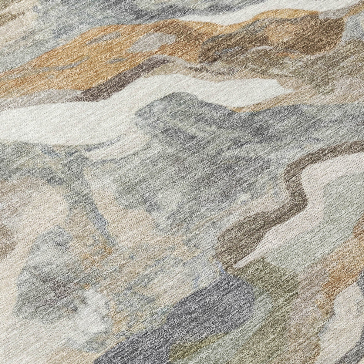 Addison Chantille ACN2162 Modern Machine Made Transitional Khaki Rug