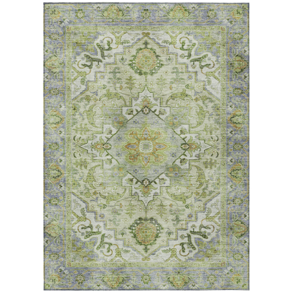 Addison Chantille ACN2163 Global Machine Made Traditional Green Rug