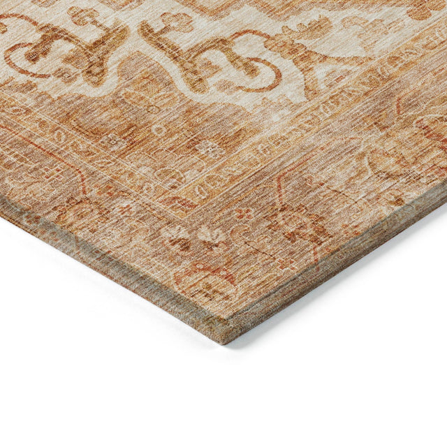 Addison Chantille ACN2164 Global Machine Made Traditional Copper Rug