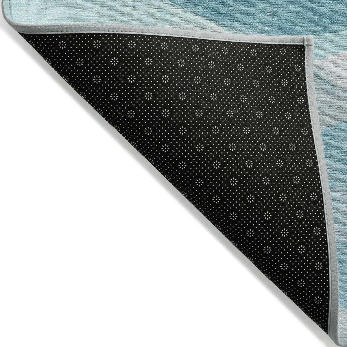 Addison Chantille ACN2168 Geometric Machine Made Transitional Teal Rug