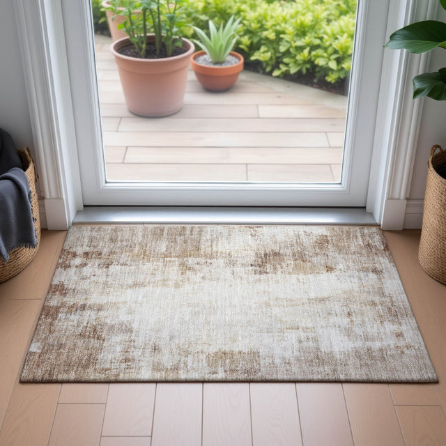 Addison Chantille ACN2171 Modern Machine Made Transitional Beige Rug