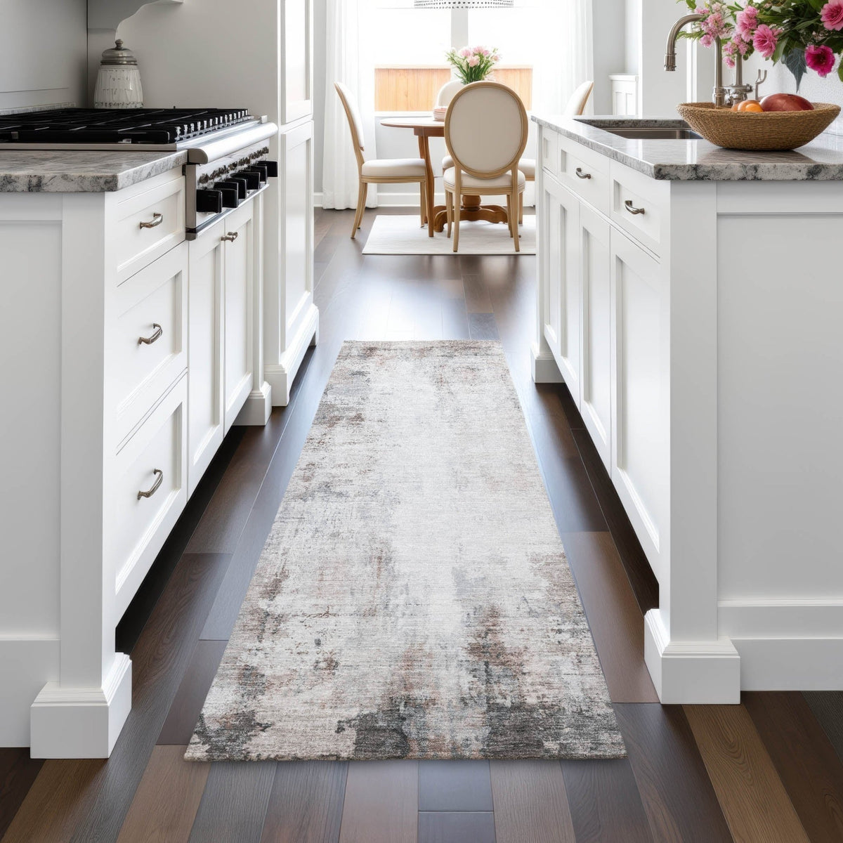 Addison Chantille ACN2171 Modern Machine Made Transitional Taupe Rug