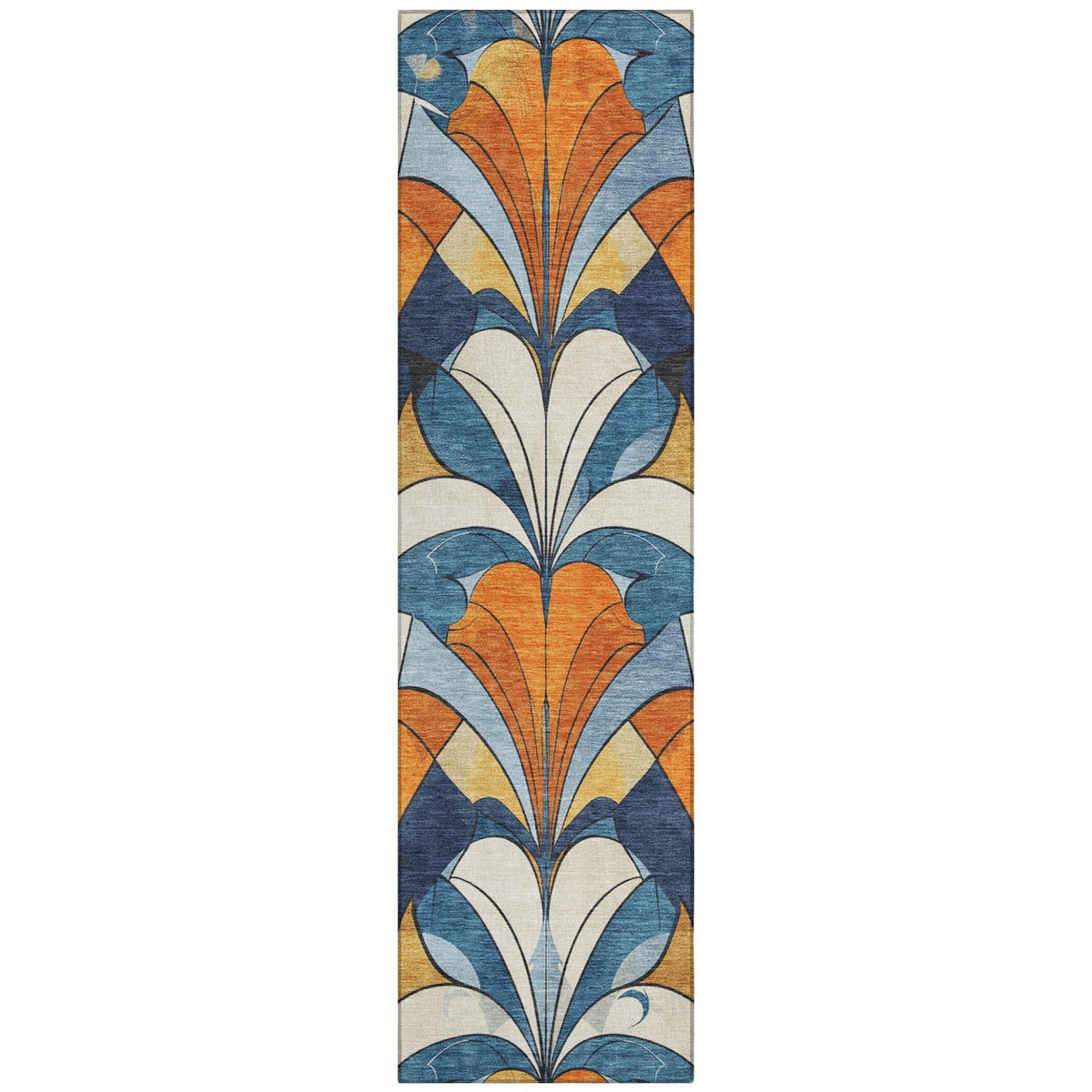 Addison Chantille ACN2174 Modern Machine Made Transitional Blue Rug