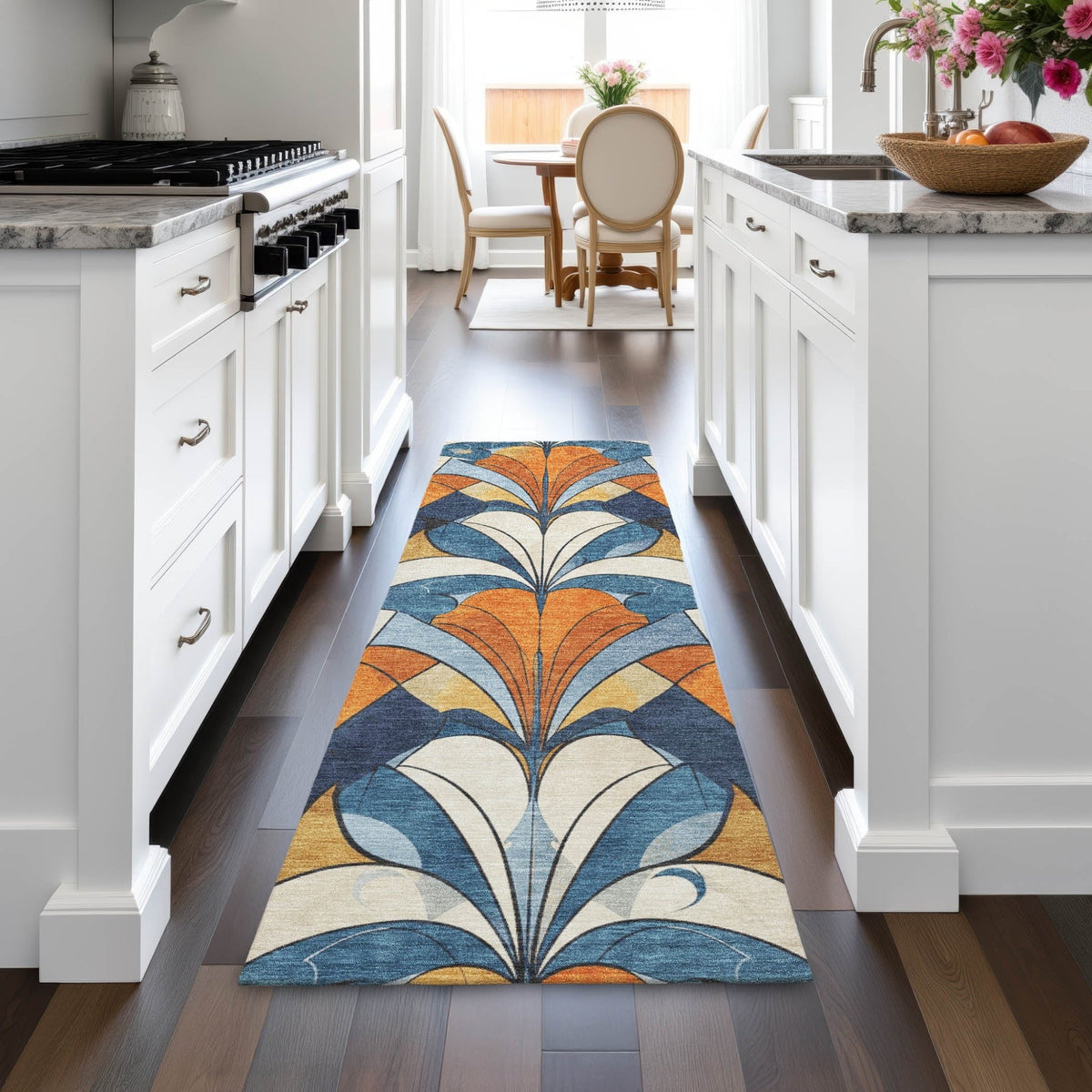 Addison Chantille ACN2174 Modern Machine Made Transitional Blue Rug