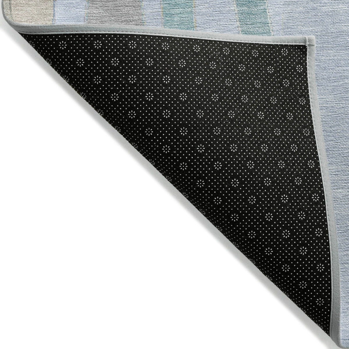Addison Chantille ACN2188 Stripes Machine Made Transitional Sky Rug