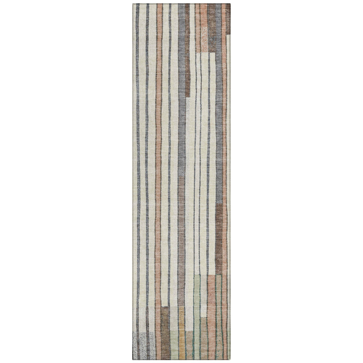 Addison Chantille ACN2189 Geometric Machine Made Transitional Brown Rug