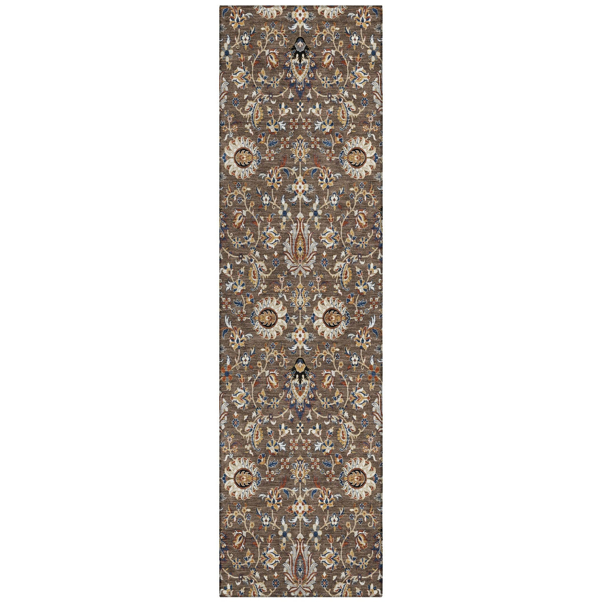 Addison Chantille ACN2192 Global Machine Made Traditional Chocolate Rug