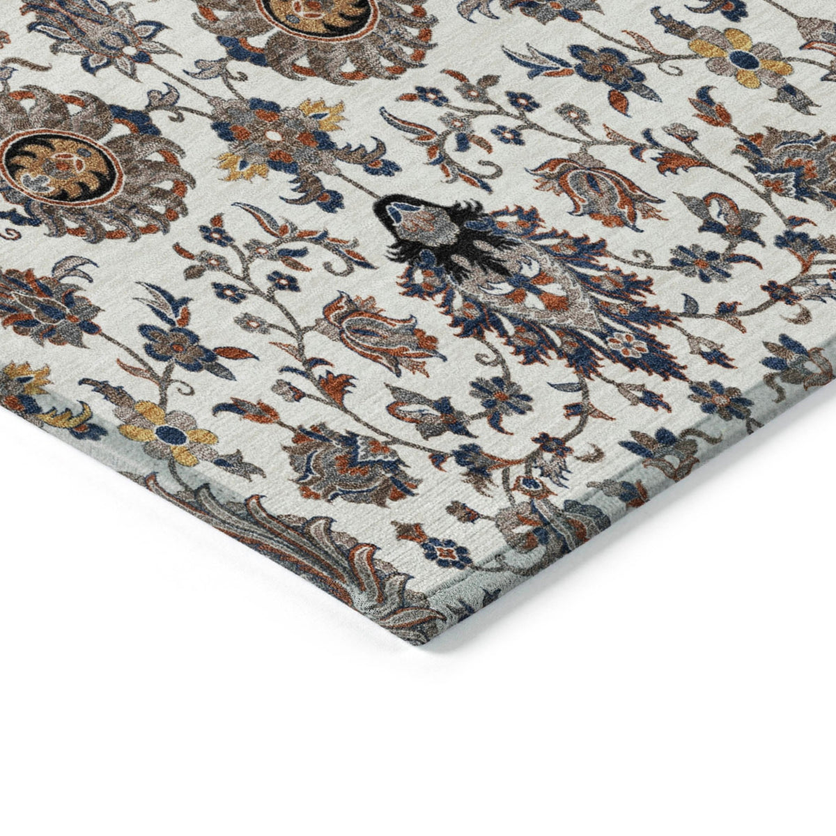 Addison Chantille ACN2192 Global Machine Made Traditional Ivory Rug