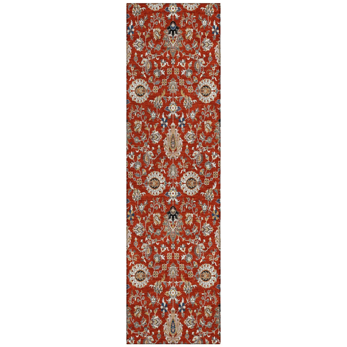 Addison Chantille ACN2192 Global Machine Made Traditional Red Rug