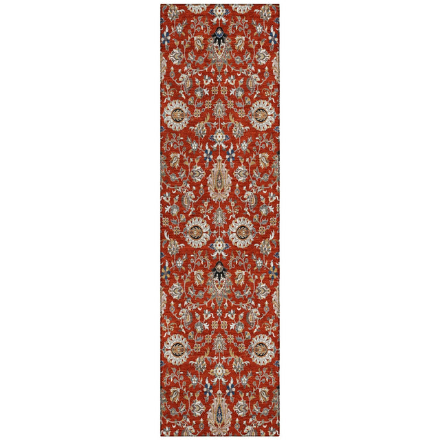Addison Chantille ACN2192 Global Machine Made Traditional Red Rug