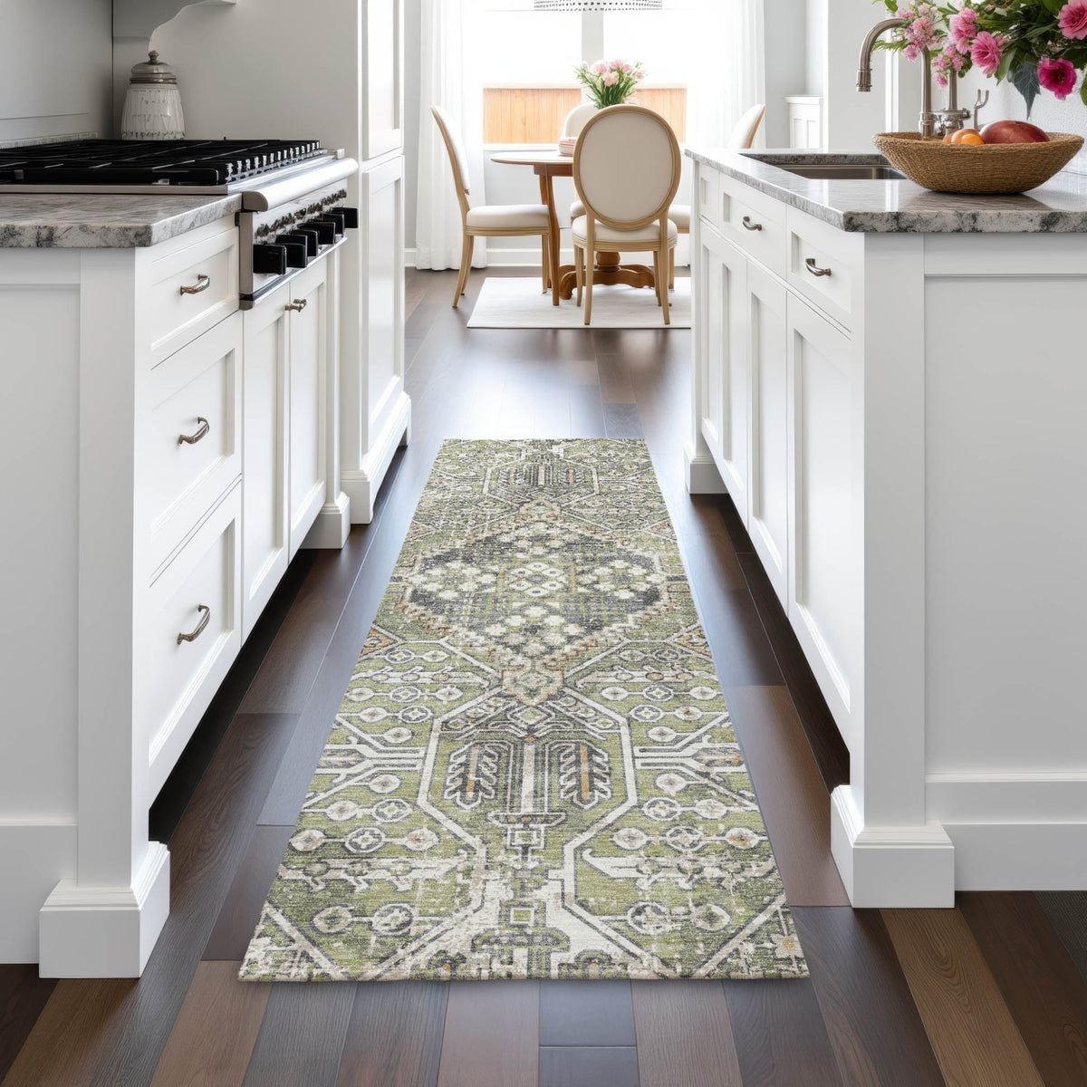 Addison Chantille ACN2197 Global Machine Made Traditional Aloe Rug