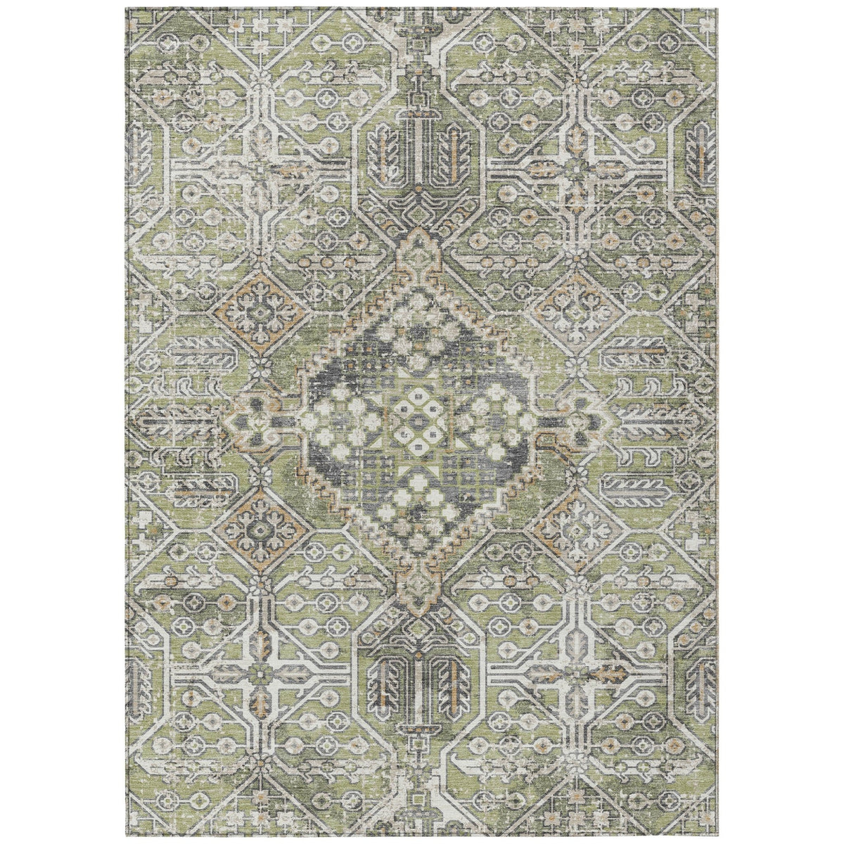 Addison Chantille ACN2197 Global Machine Made Traditional Aloe Rug