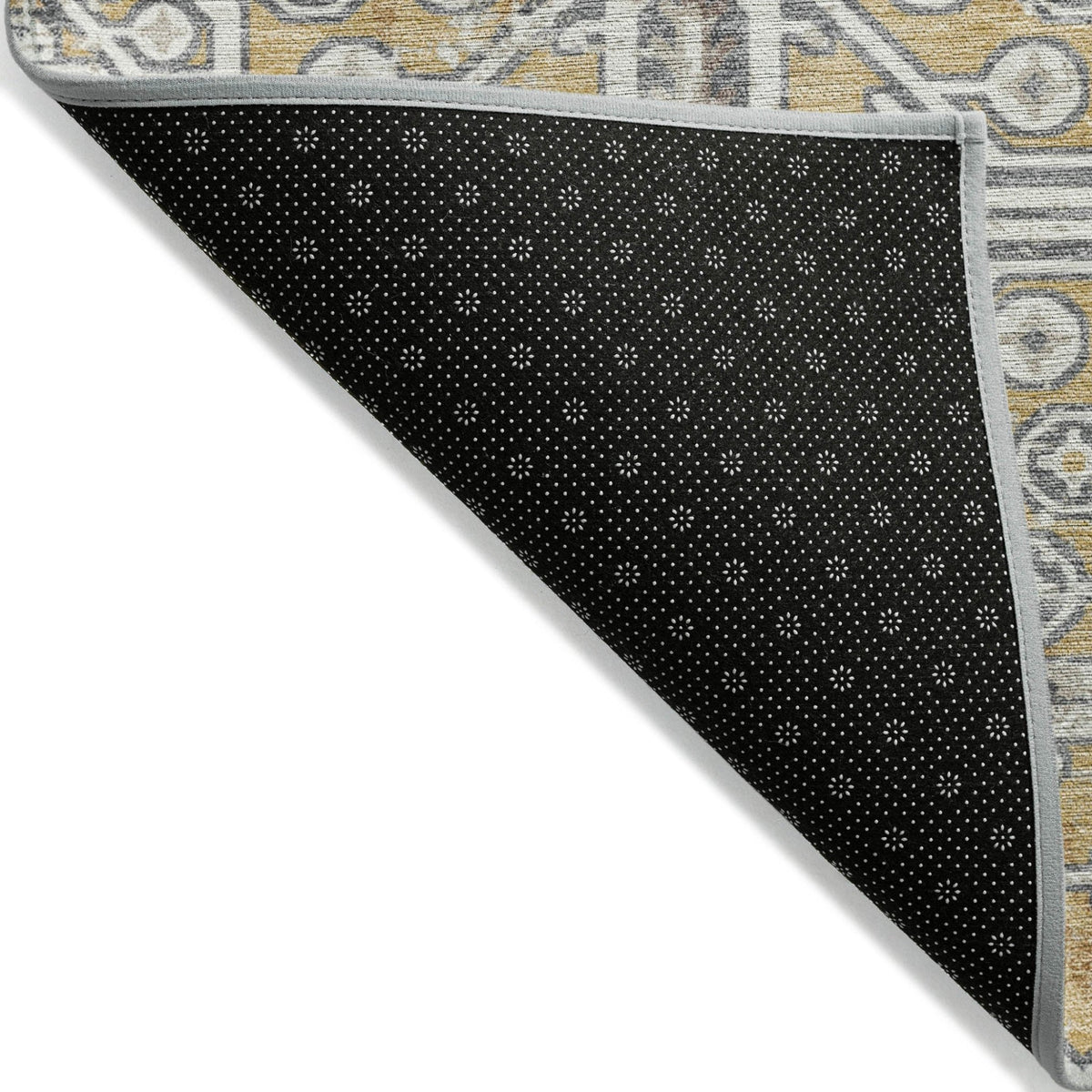 Addison Chantille ACN2197 Global Machine Made Traditional Gold Rug