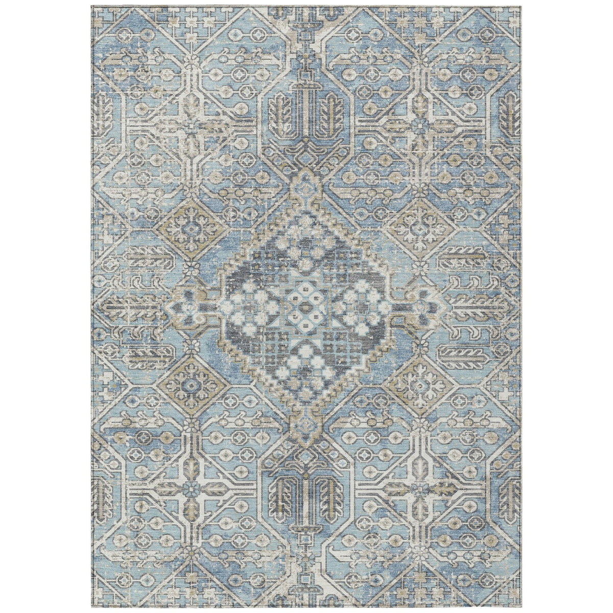 Addison Chantille ACN2197 Global Machine Made Traditional Sky Rug