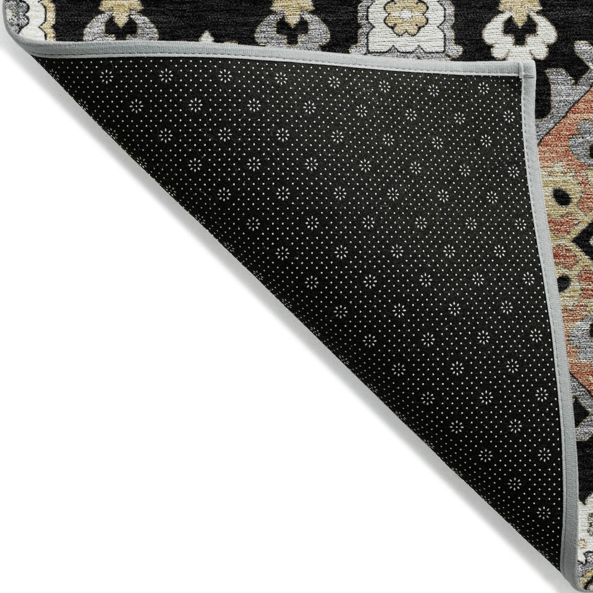 Addison Chantille ACN2200 Bohemian Machine Made Transitional Black Rug