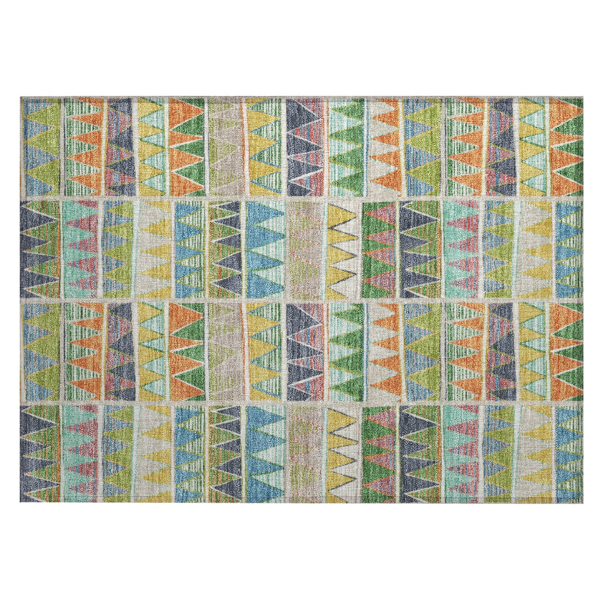 Addison Chantille ACN2205 Geometric Machine Made Transitional Beige Rug