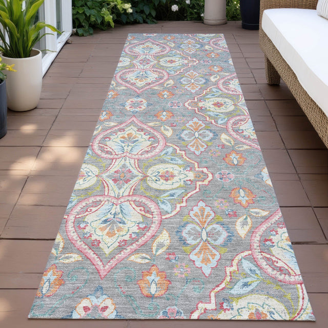 Addison Chantille ACN2207 Bohemian Machine Made Transitional Gray Rug