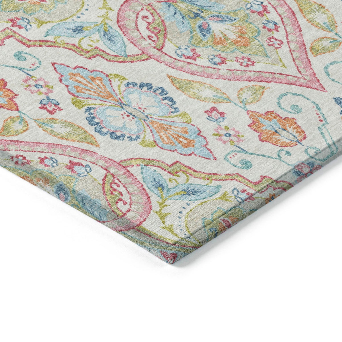Addison Chantille ACN2207 Bohemian Machine Made Transitional Ivory Rug