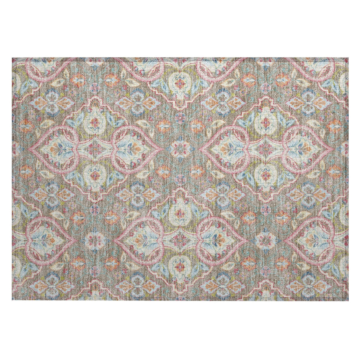 Addison Chantille ACN2207 Bohemian Machine Made Transitional Taupe Rug