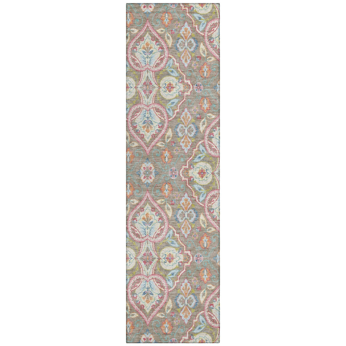 Addison Chantille ACN2207 Bohemian Machine Made Transitional Taupe Rug
