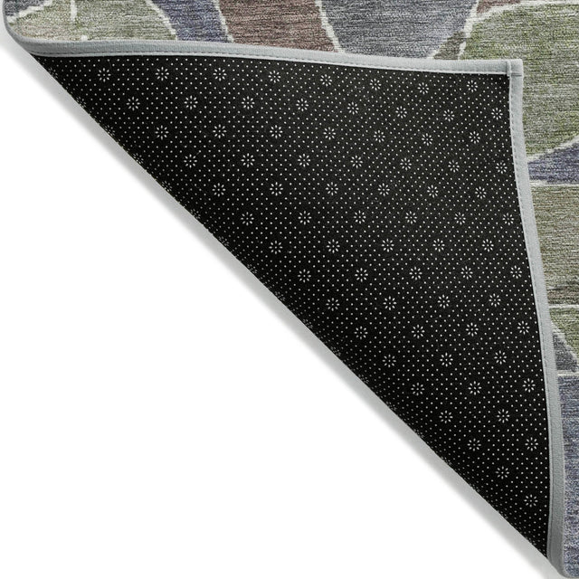 Addison Chantille ACN2208 Geometric Machine Made Transitional Green Rug