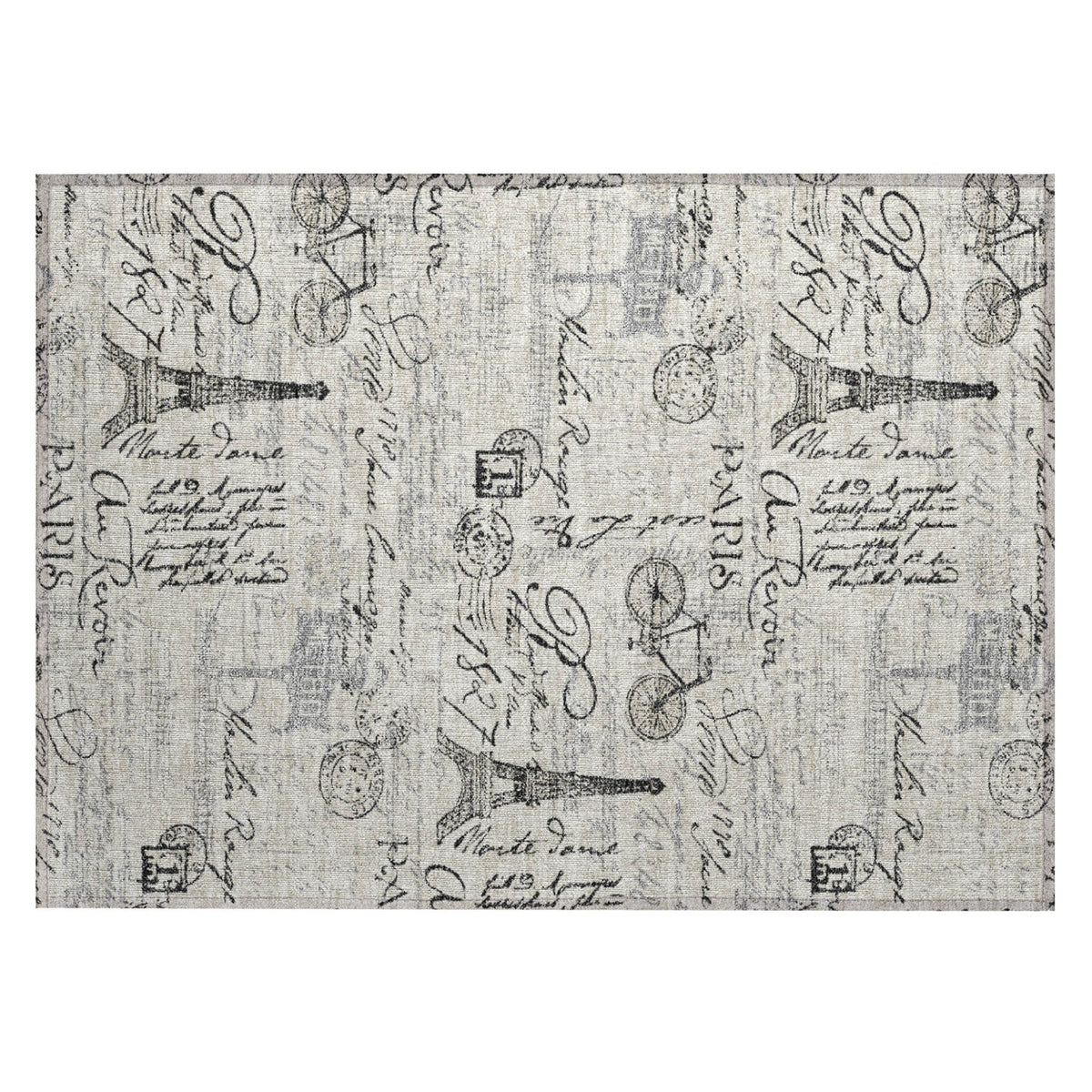Addison Chantille ACN2209 Novelty Machine Made Transitional Beige Rug