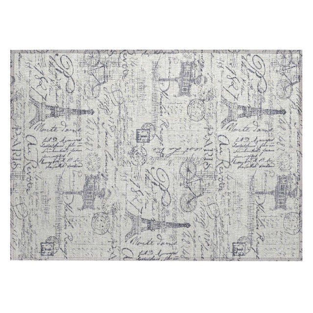 Addison Chantille ACN2209 Novelty Machine Made Transitional Ivory Rug